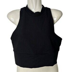 Industries Black Sleeveless Women's athletic top large